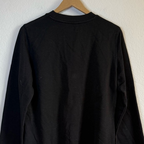 Cheap Monday Coach Block Logo Black and White Crewneck Long Sleeve Boxy Sweater - Picture 7 of 12